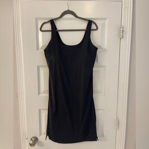 PowerSoft sleeveless shelf-bra support dress